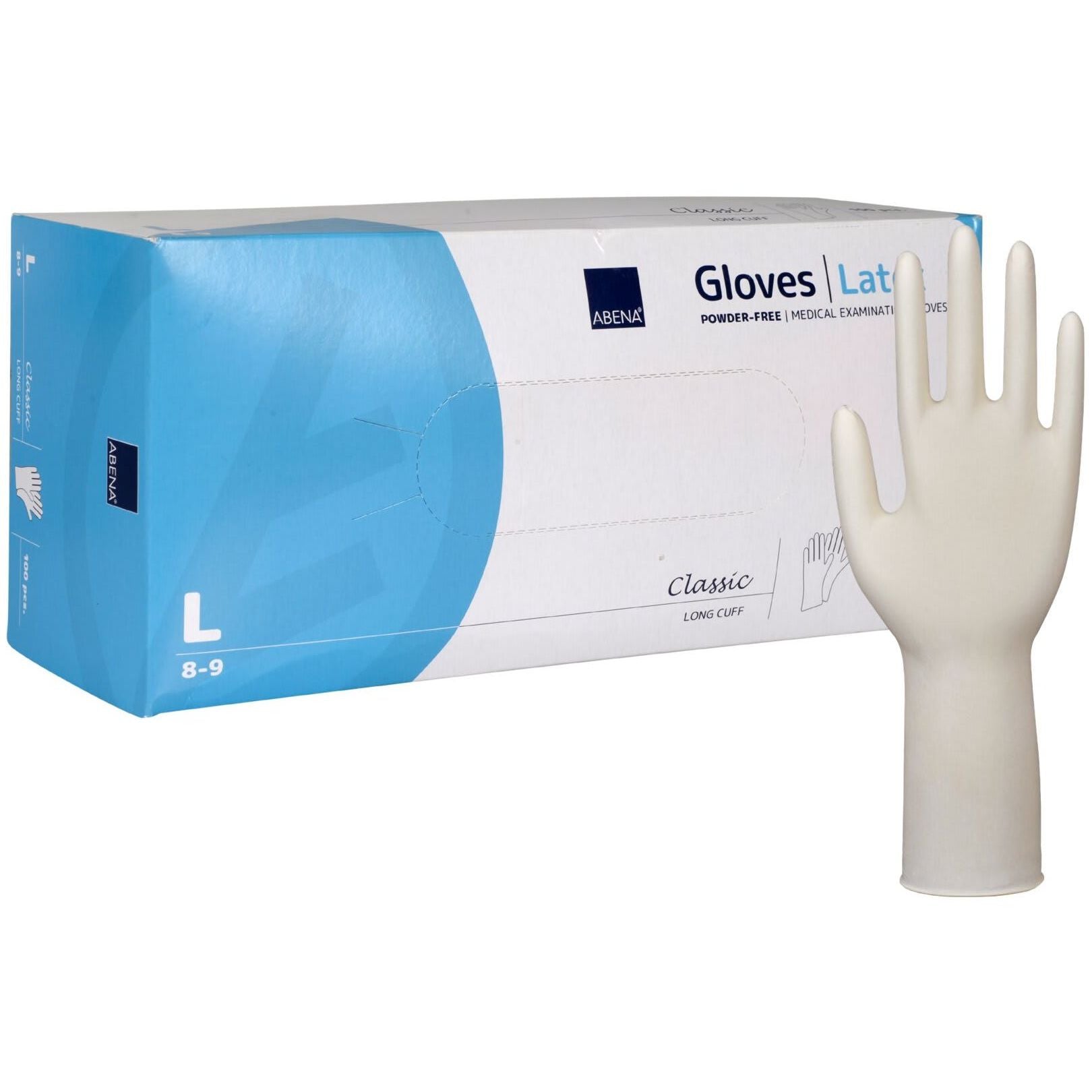 Hanske Latex Abena Lang PF L