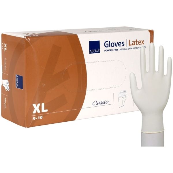 Hanske Latex Abena Classic natur XL