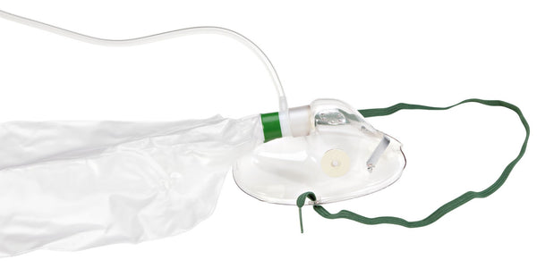 Oksygen Maske m/reservoar Engangs