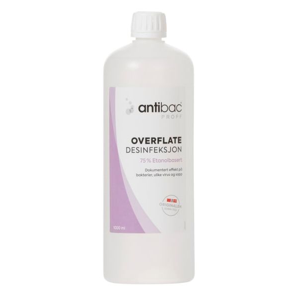 Desinfeksjon overfl. Antibac 75% 1000ml