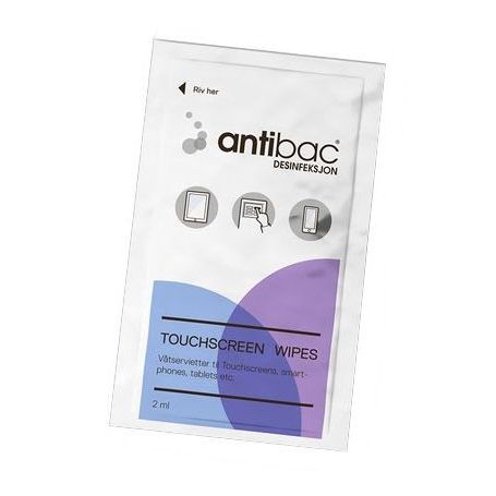 Desinfeksjon Antibac Touchscreen wipes