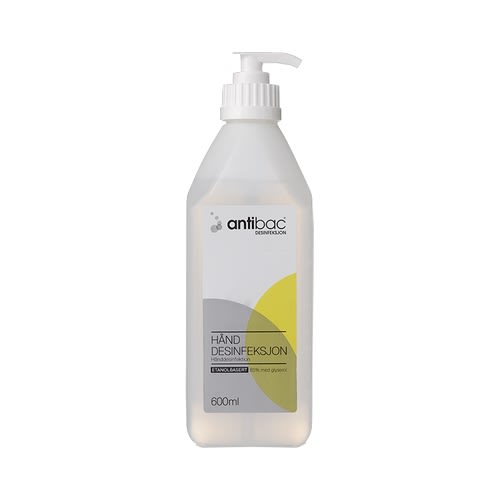Desinfeks hånd Antibac 85% 600ml m/pumpe