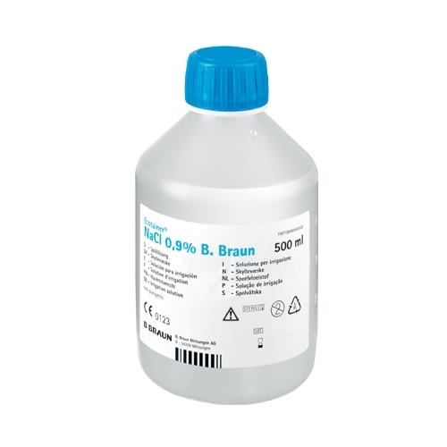 Skyllevæske Ecotainer NaCl 0,9% 500ml