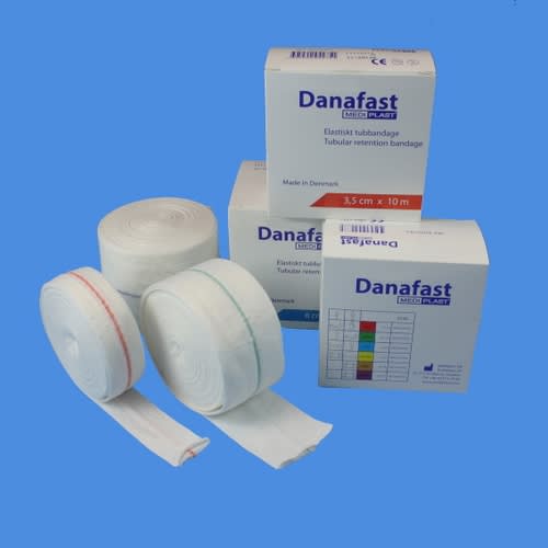 Tubebandasje Danafast grønn 5cmx10m