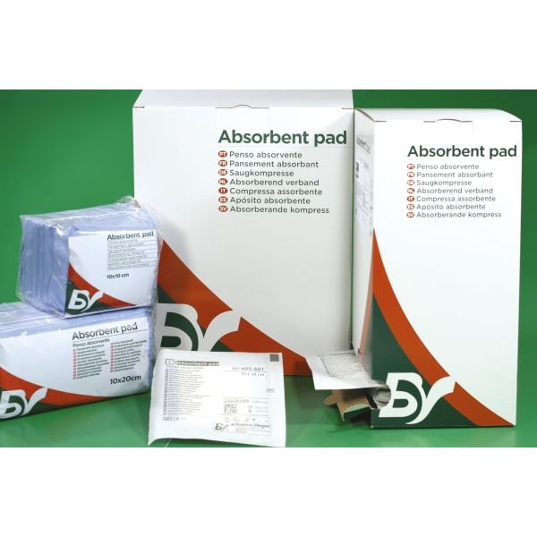 Bandasje absorberende steril 10x20c