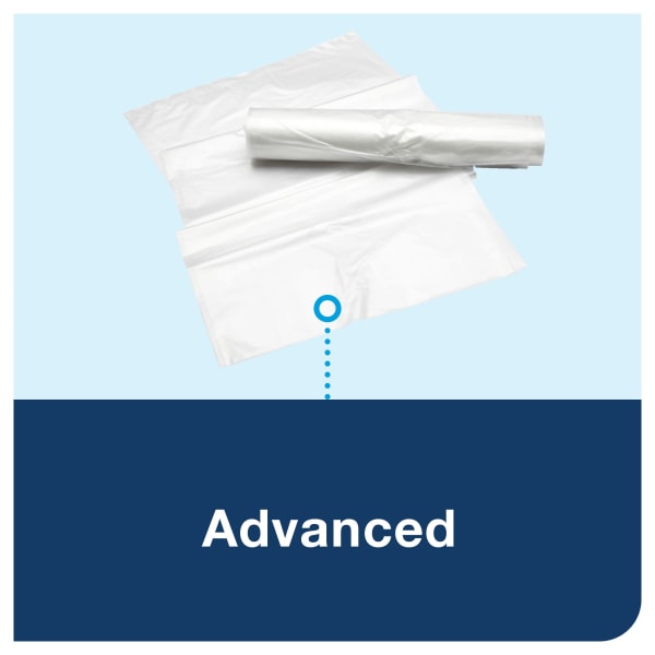 Avfallsbeholder Tork B1 50l hvit metall