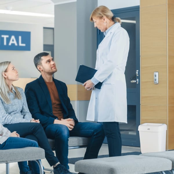 Avfallsbeholder Tork B2 20l hvit