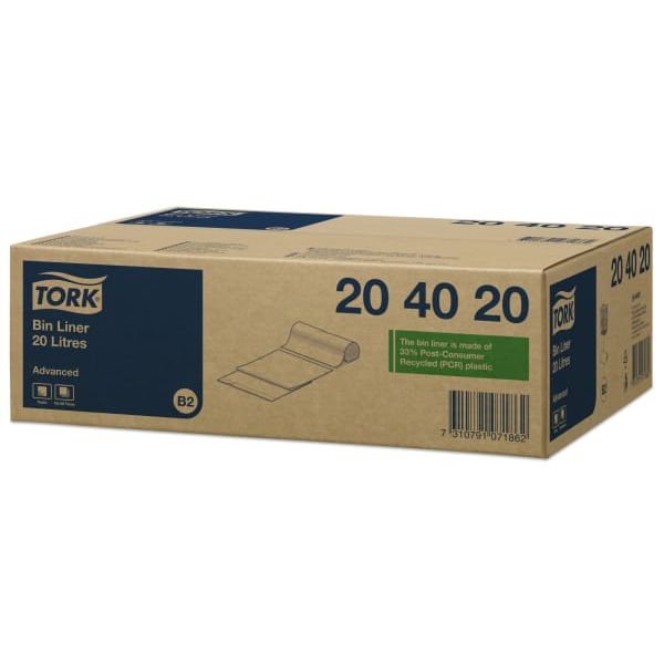 Avfallspose Tork B1 plast 20l 15my
