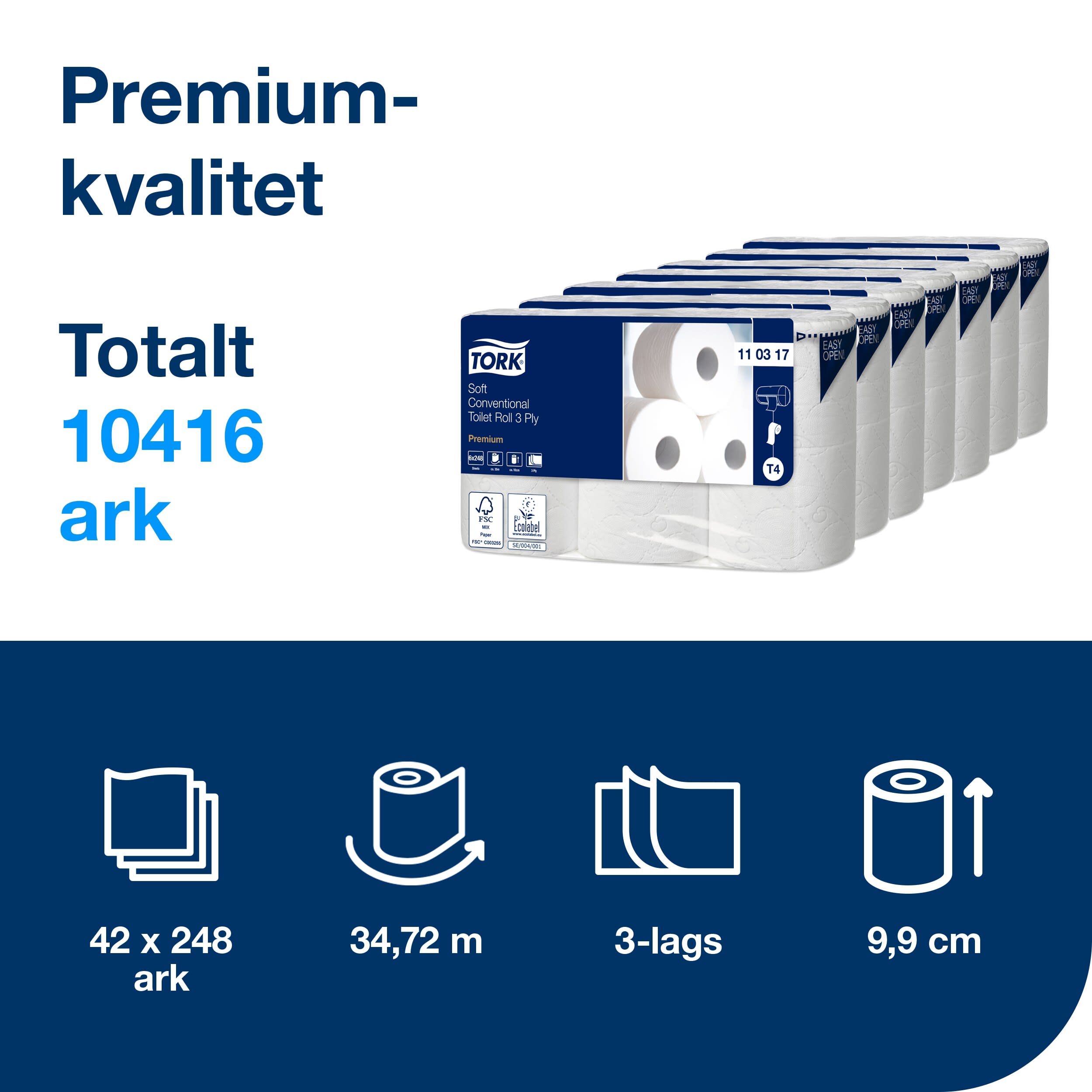 Toa Tork T4 Premium Soft 35m 3l