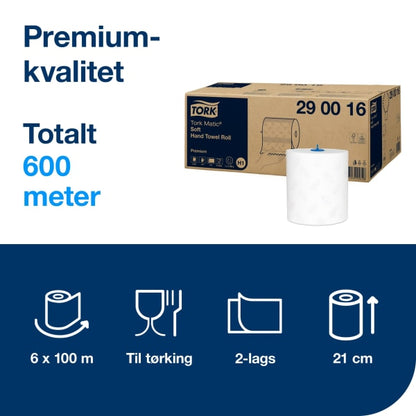 Håndtørk H1 Matic Premium Extra Soft 2l