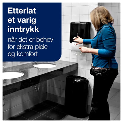 Tørkepapir rull standard hvit H1 tork matic