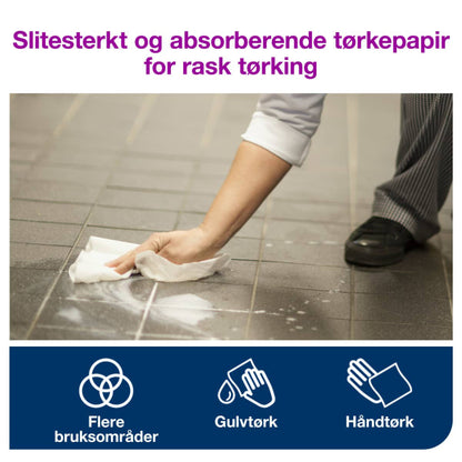 Tørkerull Tork M2 Plus hvit 160m 2l