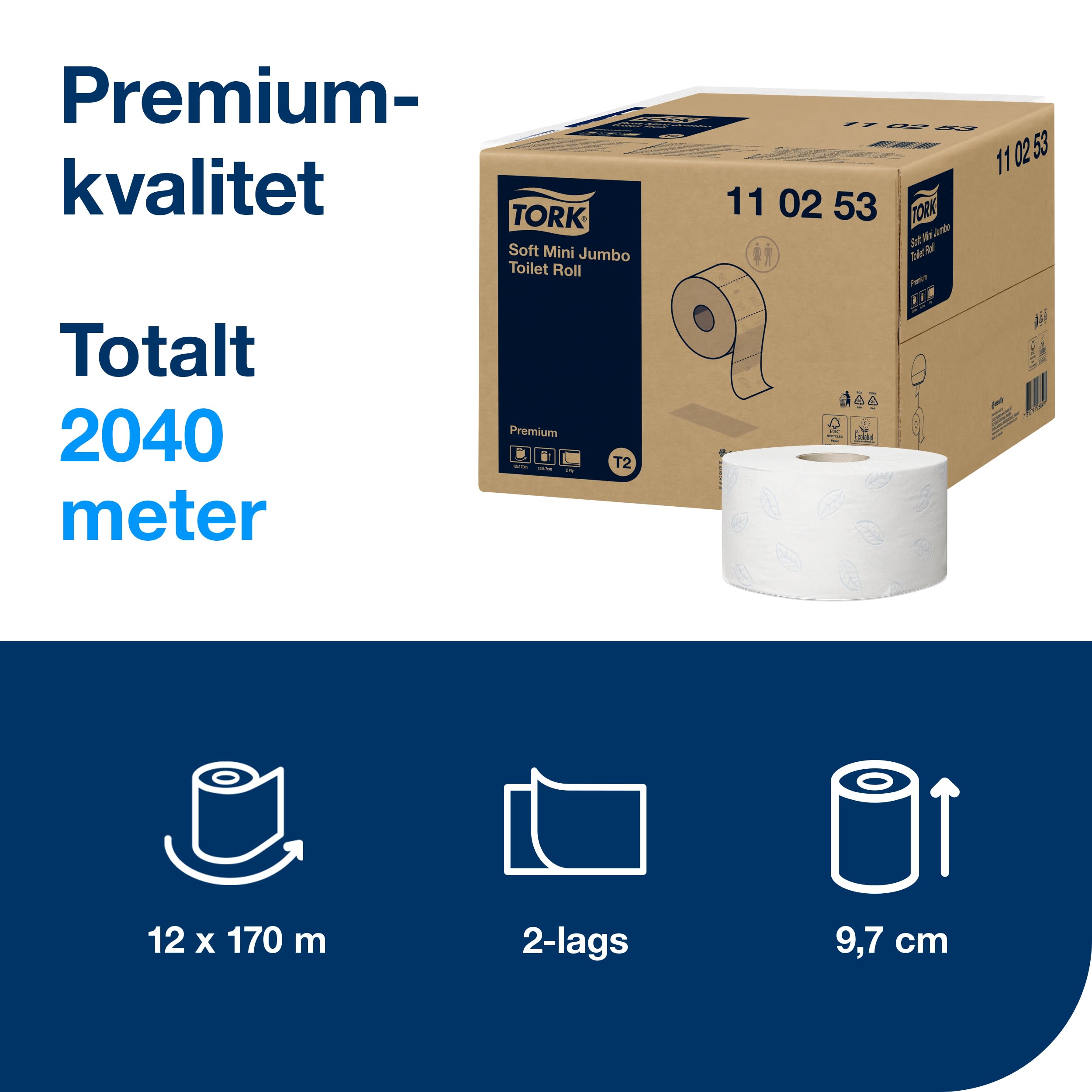 Toa Tork Mini Jumbo myk 170m 2l T2