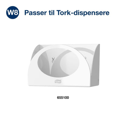 Fargekodet klut Tork W8 Premium blå