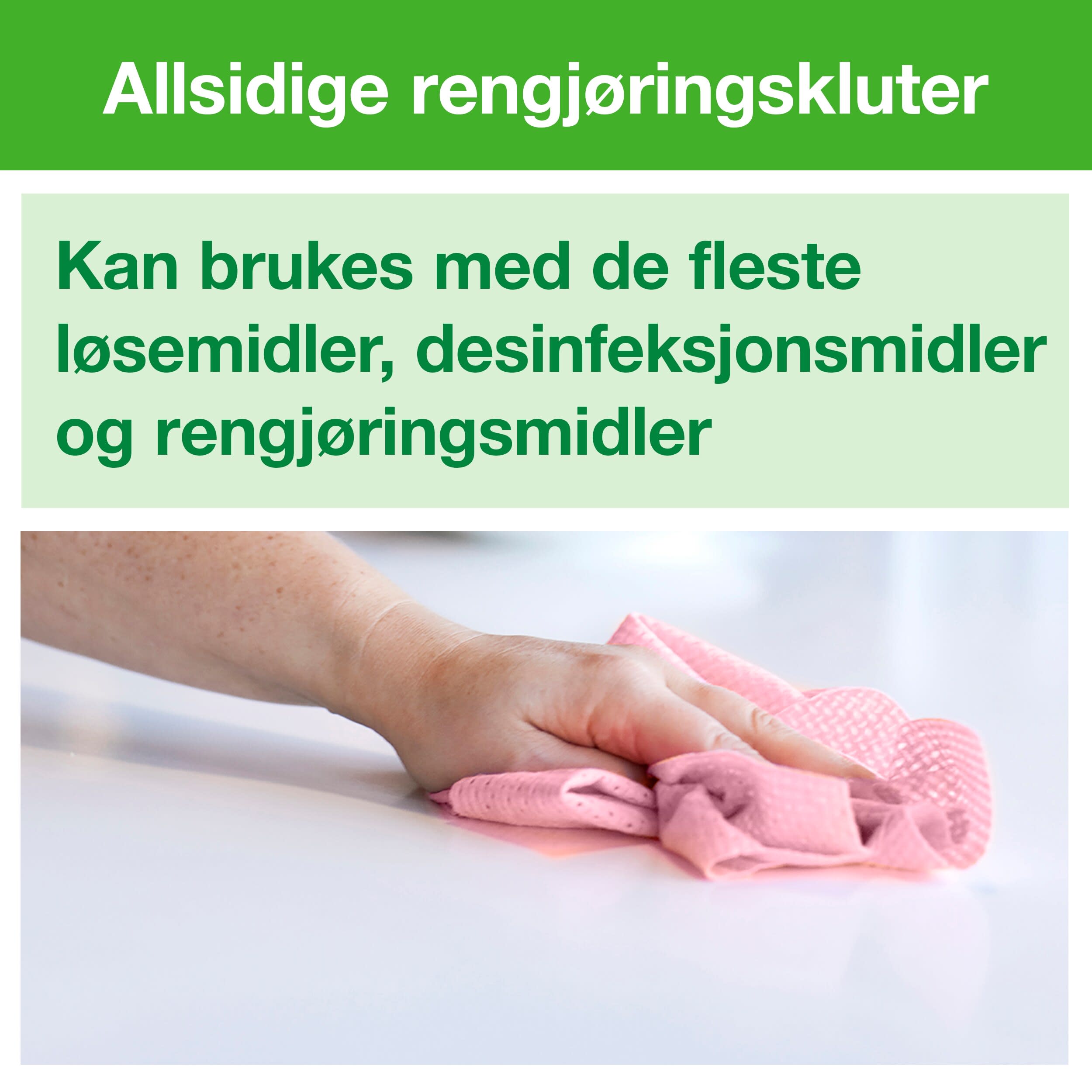 Fargekodet klut Tork W8 Premium rød