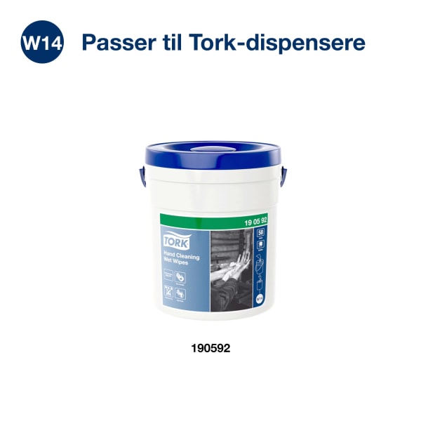 Våtservietter Tork W10 håndrengjøring