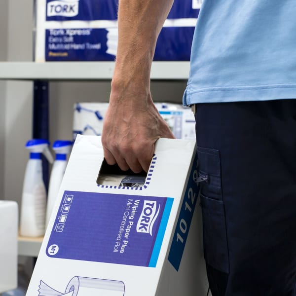 Tørkerull Tork M1 Basic hvit 120m 1l