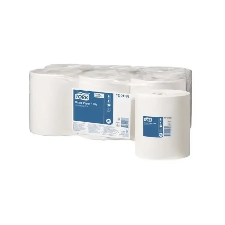 Tørkerull Tork M2 Basic hvit 300m 1l