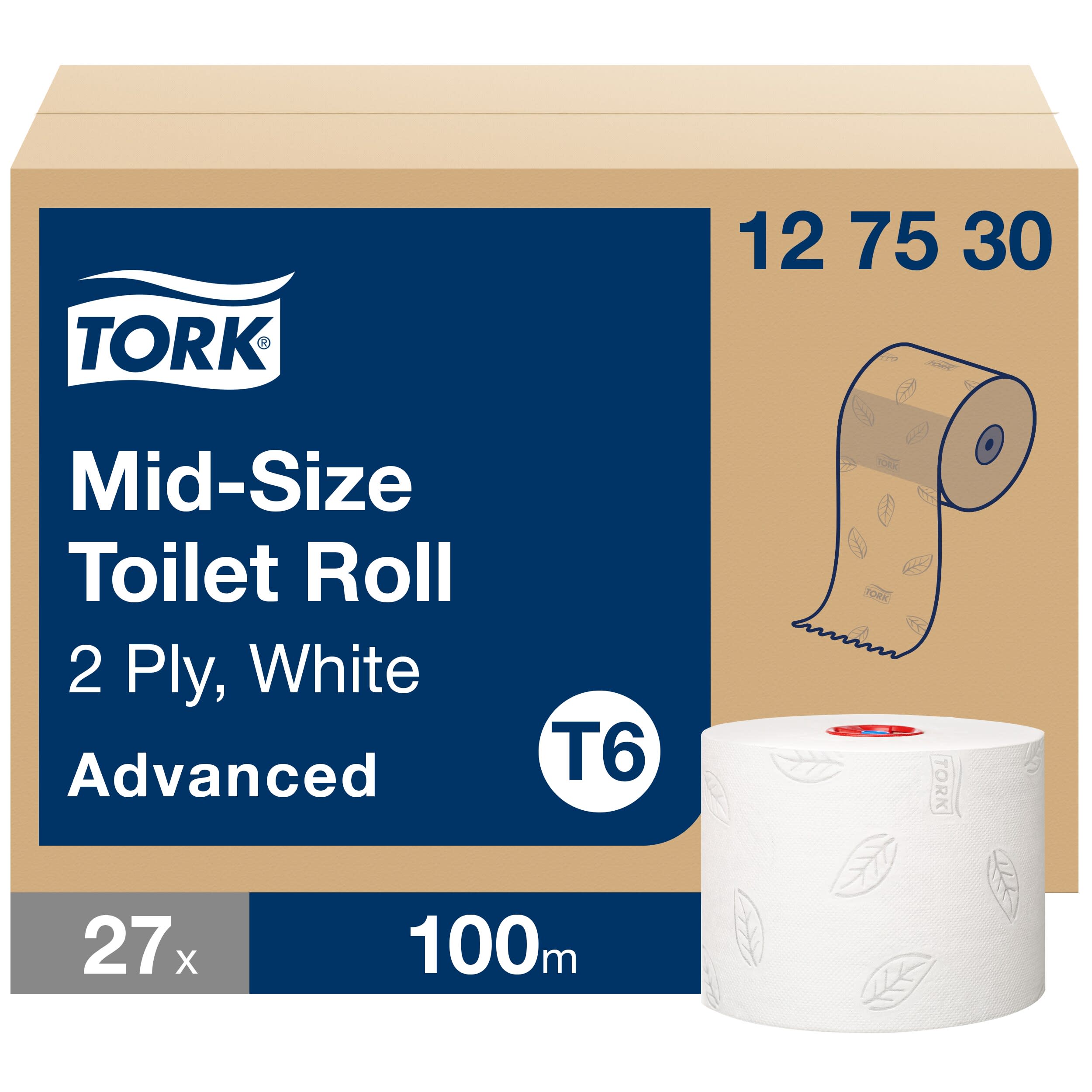 Toalettpapir hvit T6