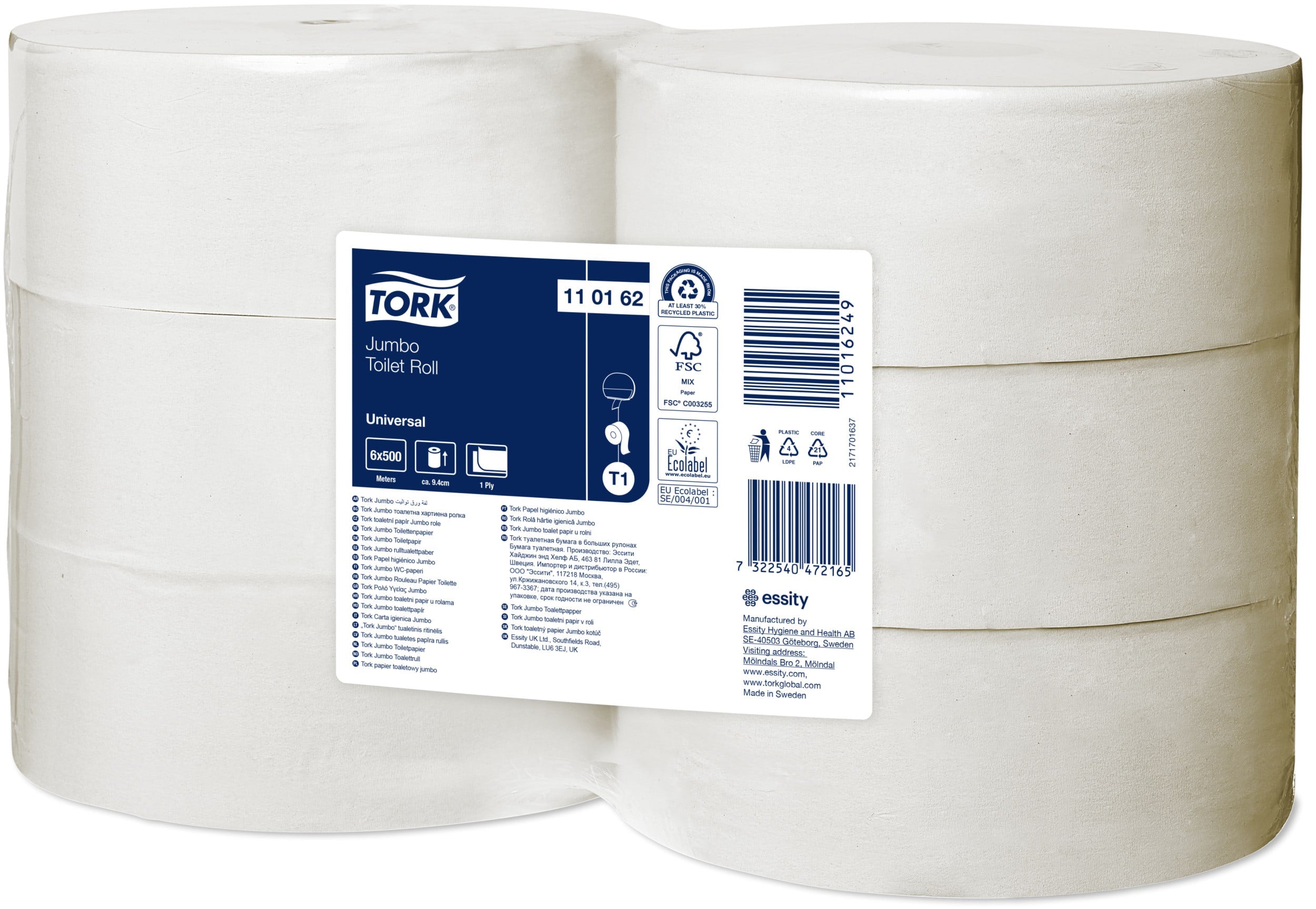 Toalettrull Tork T1 Jumbo Advanced 1l