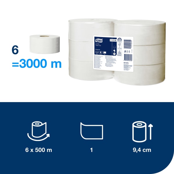 Toalettrull Tork T1 Jumbo Advanced 1l