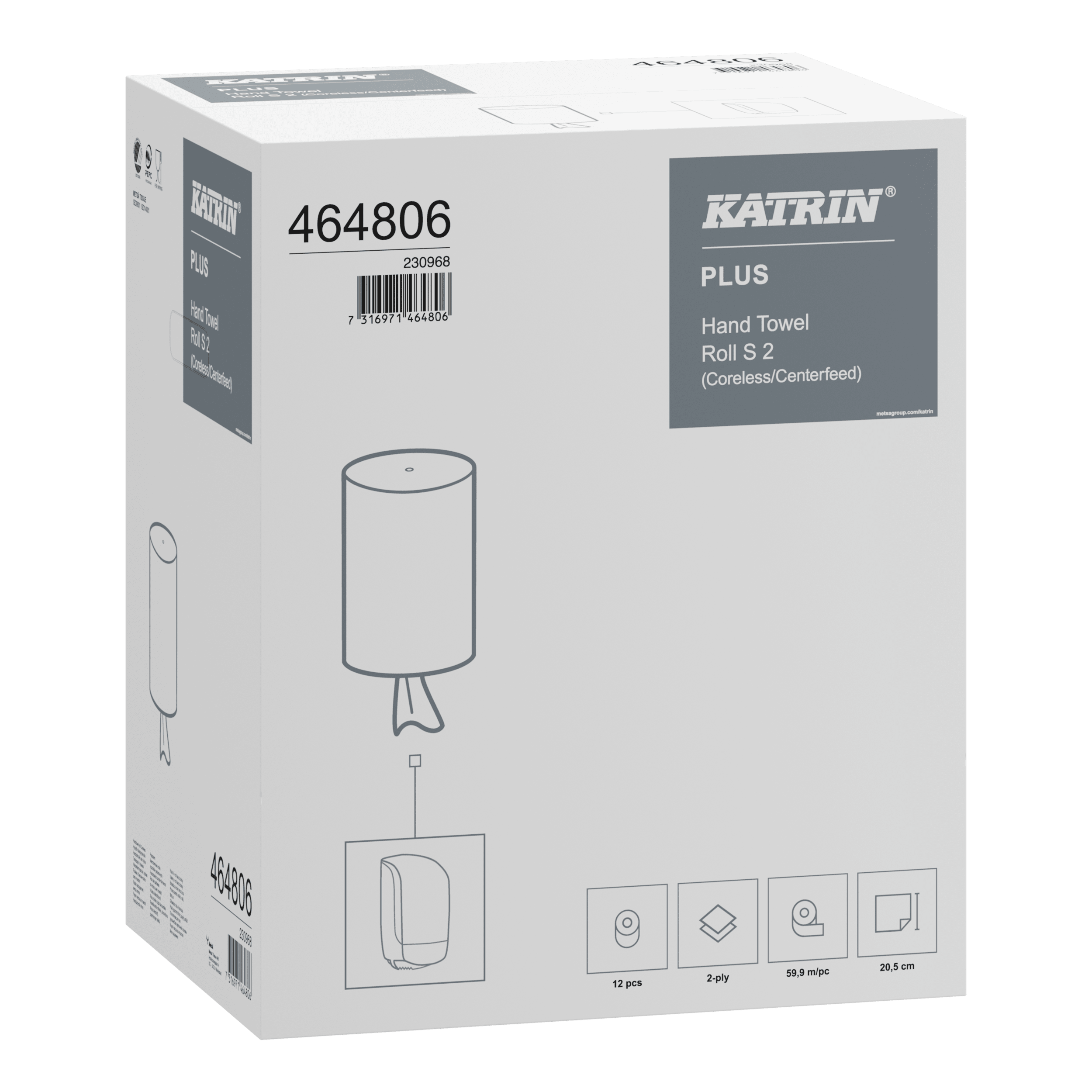 Tørkerull Katrin Plus S2 59,9m 2l