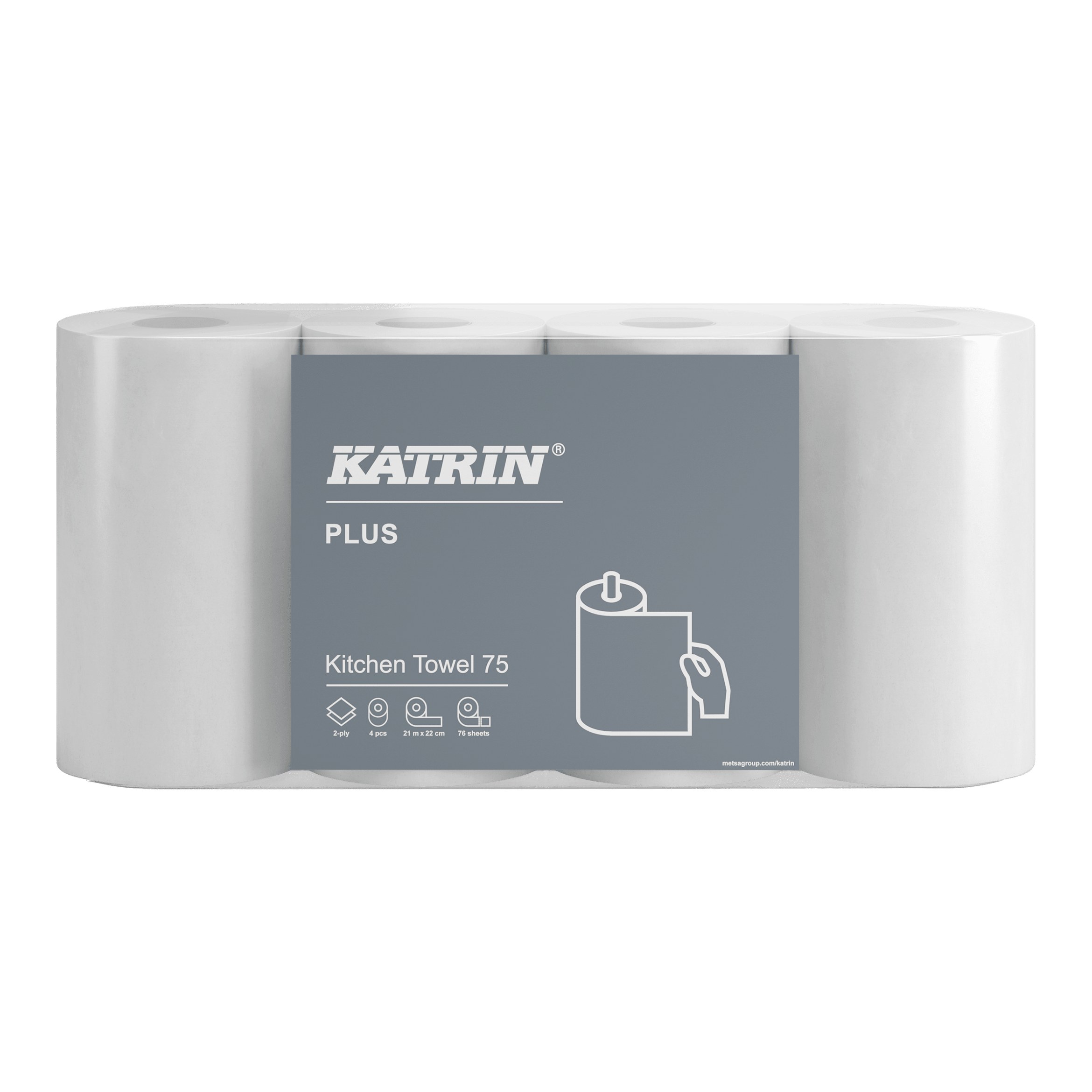 Kjøkkenrull Katrin Plus 75 21m 2l