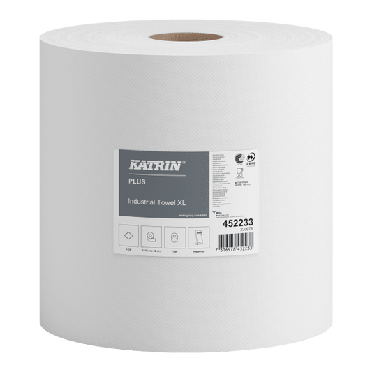 Tørkerull Katrin Plus XL hvit 1110m 1l
