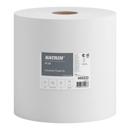 Tørkerull Katrin Plus XL hvit 1110m 1l