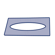 Innleggsplate for Tork H2 Interfold