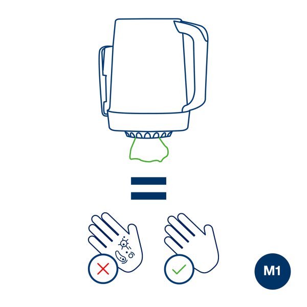Bærbar Senterrulldispenser Tork M1