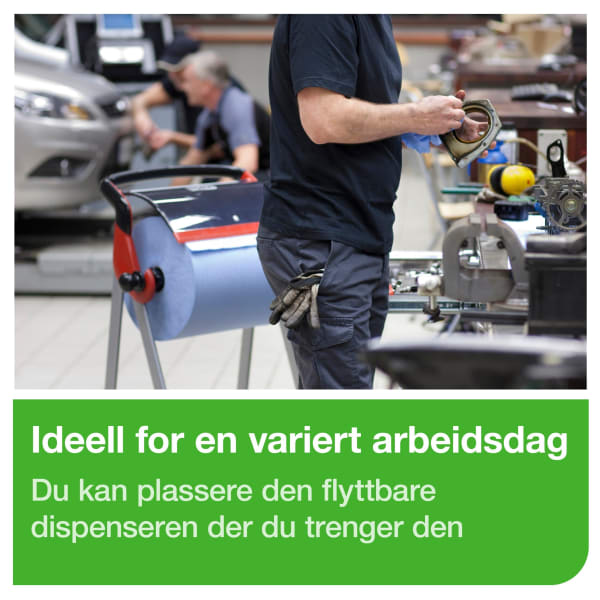 Stativ gulv Tork W1 rød/sort