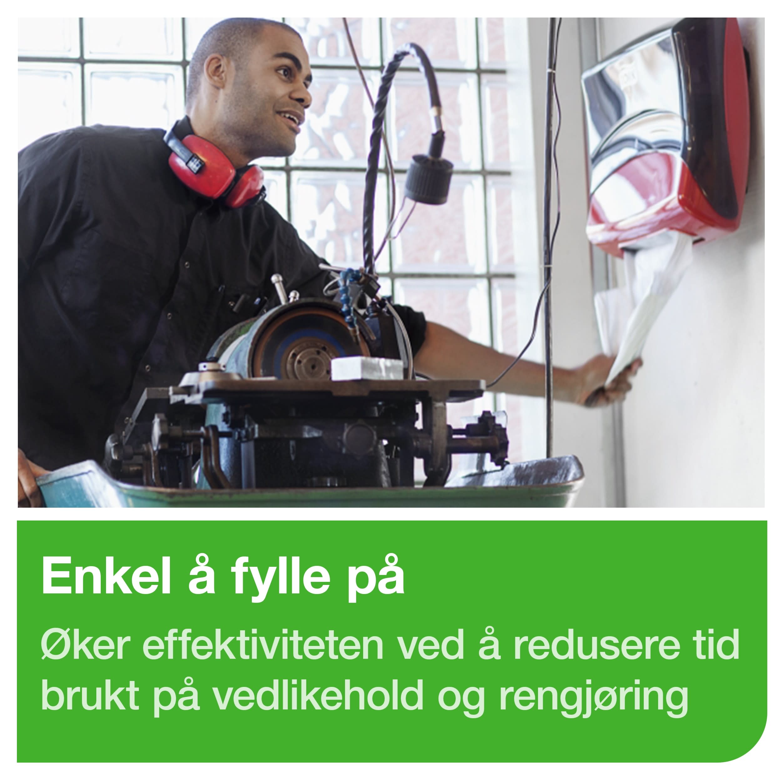 Toppholder Tork W4 rød/sort
