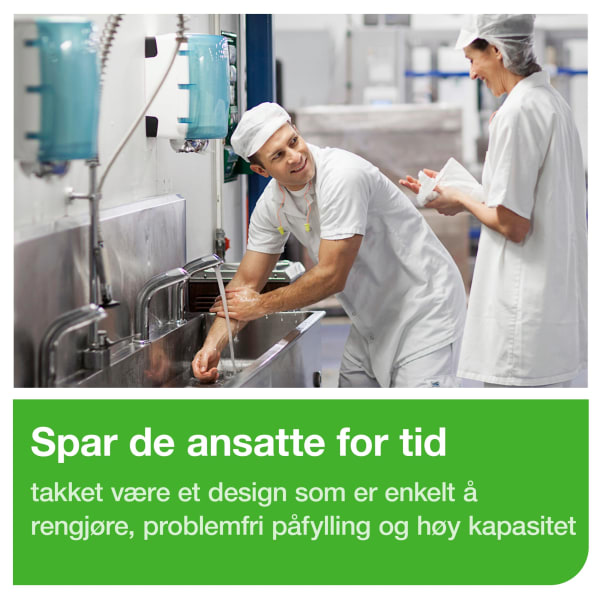 Dispenser Tork M2 Senterrull turkis/hvit