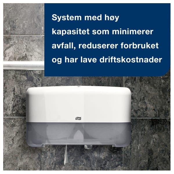 Disp Toa Tork T2 Mini Jumbo Twin hvit