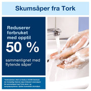 Skumsåpedispenser Tork S4 sensor sort