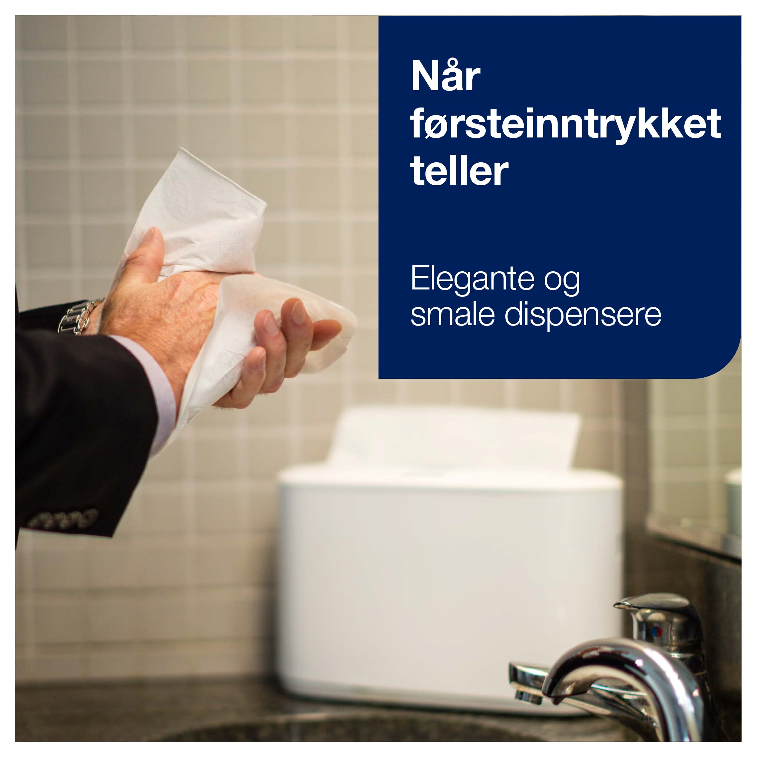 Borddispensere tork H2 xpress hvit plast