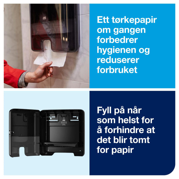 Dispenser Tork H2 Xpress Mini sort plast