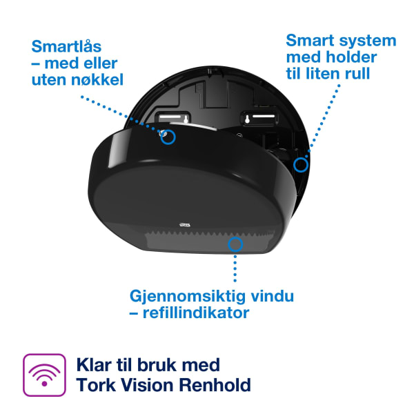 Dispenser Tork T2 Mini Jumbo sort