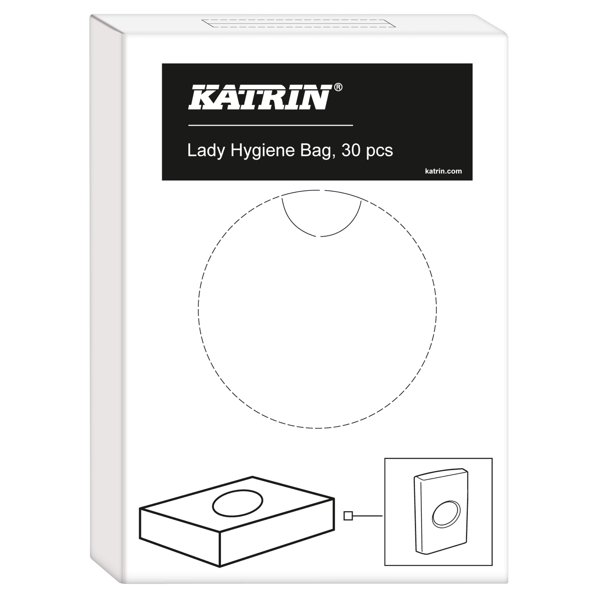 Hygienepose Katrin plast for holder