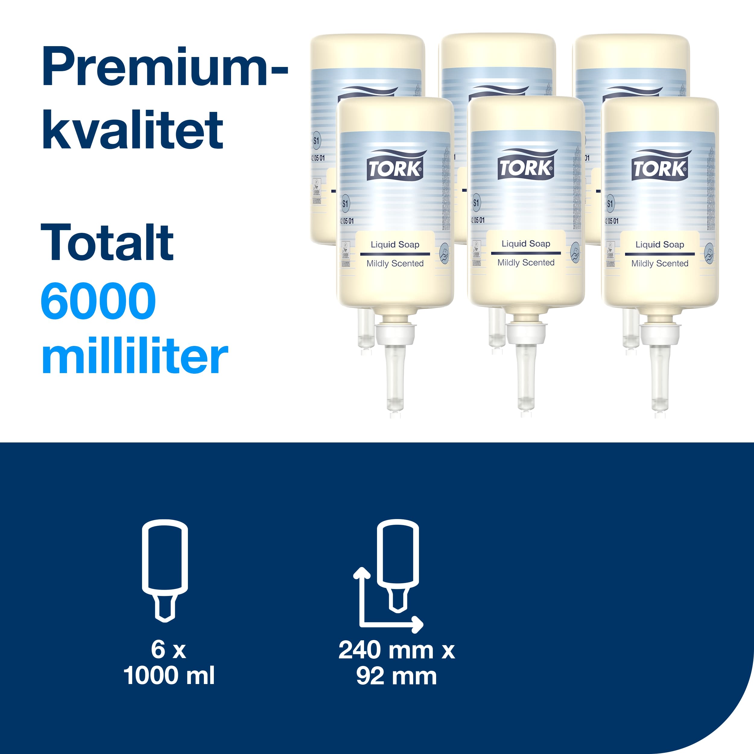 Håndsåpe Tork S1 Mild 1l