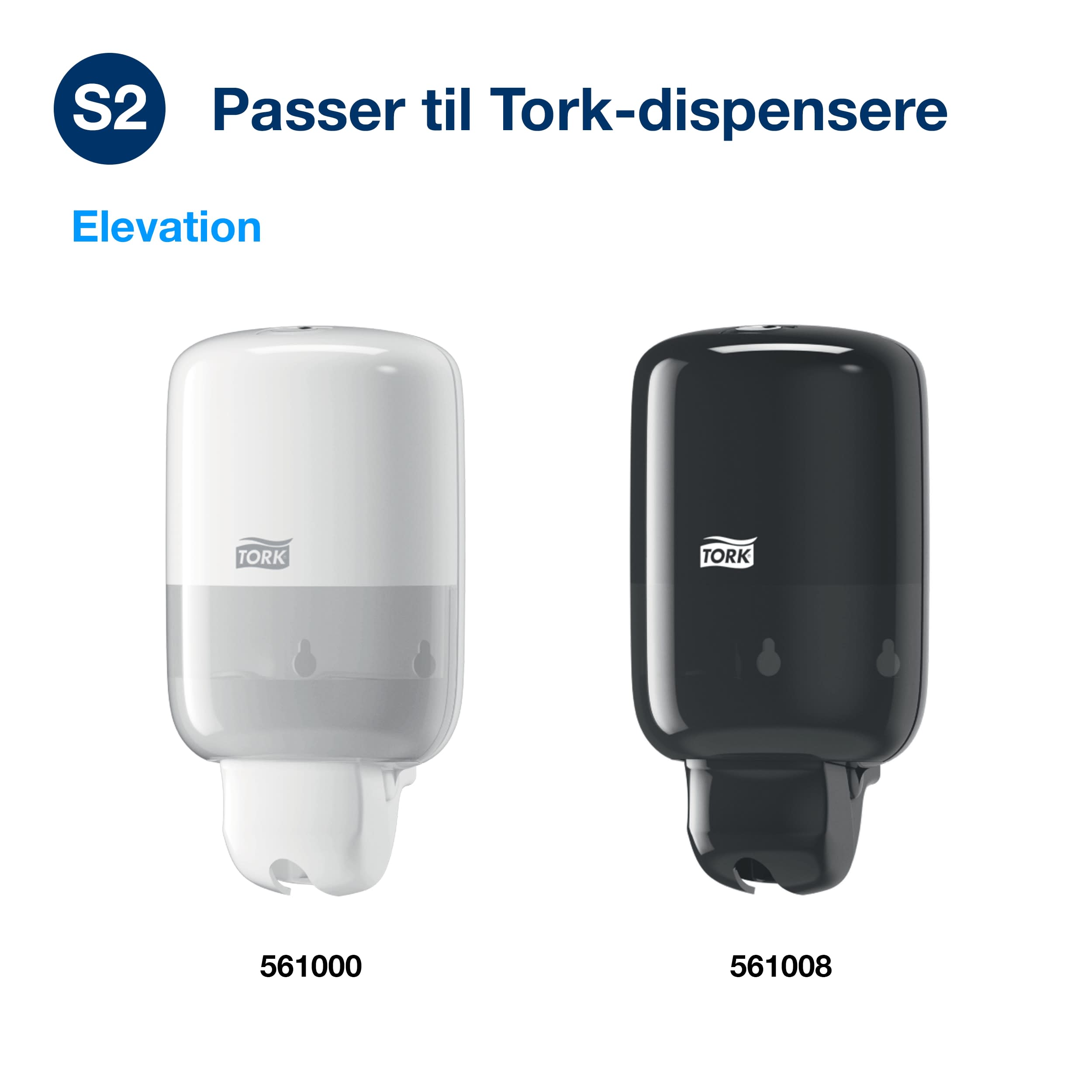 Dusjsåpe Tork S2 Mini Hair&Body lyseblå