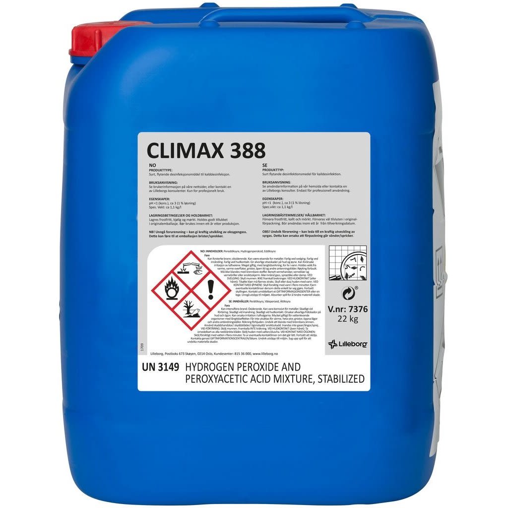 Desinfeksjon Climax SU 388 22kg