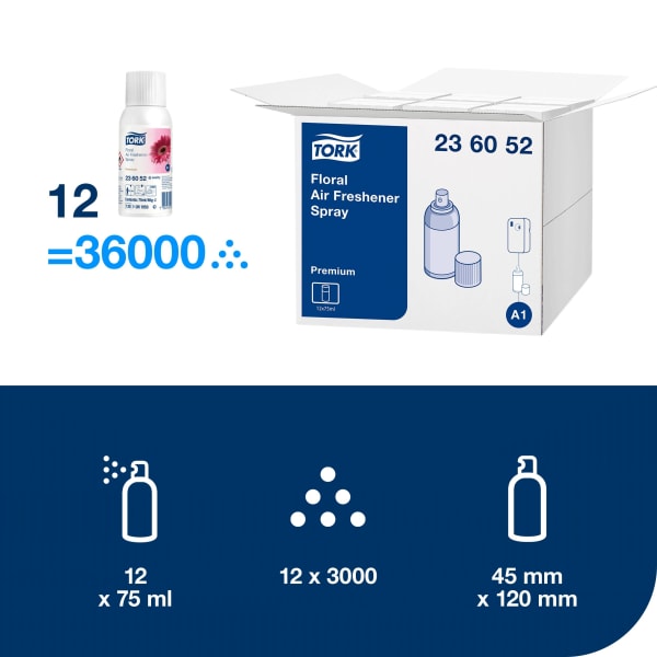 Luftfrisker Tork A1 Aerosol Floral