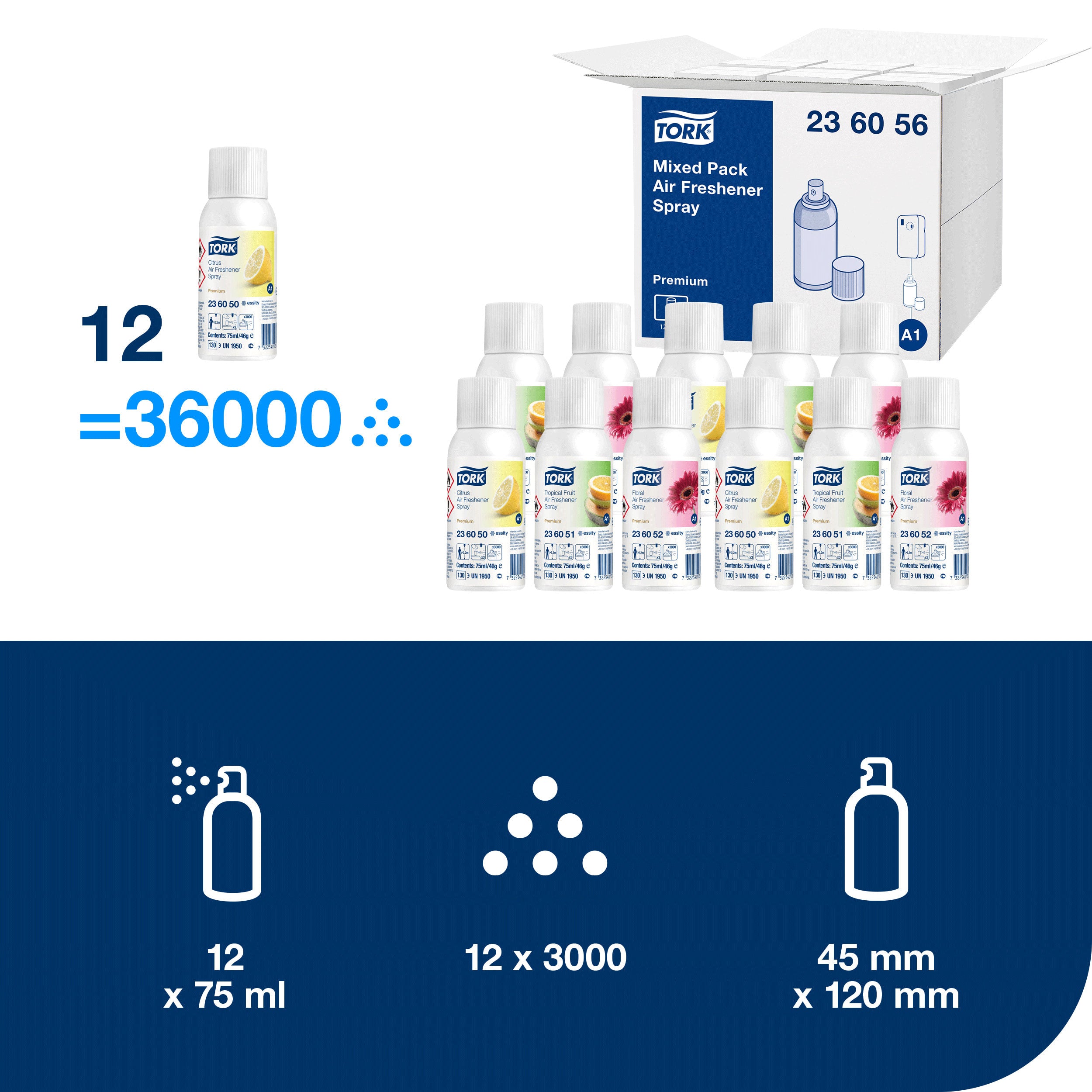 Luftfrisker Tork A1 Aerosol Mix