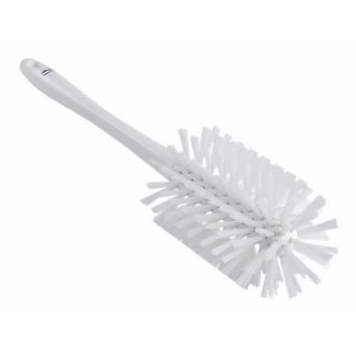 Rørbørste Vikan m/skaft Ø90mm 43cm hvit