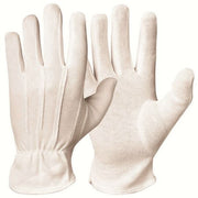 Hanske bomull microdots Hvit 10