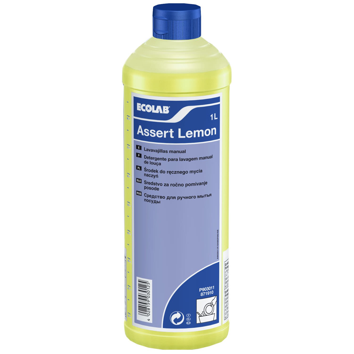 Oppvask hånd Assert Lemon 1l