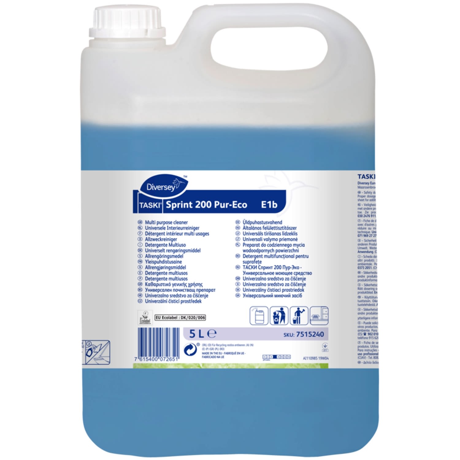 Rengjøring Sprint 200 Pur-Eco 5l