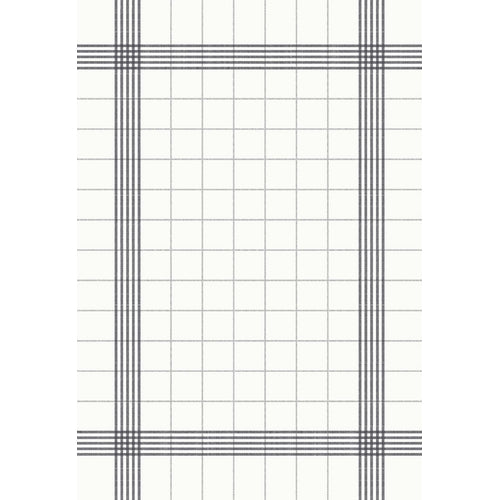 Serv.Kitchen towel sorte ruter